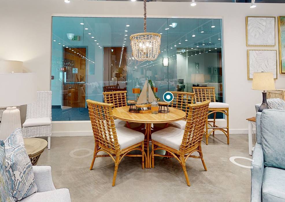 Rattan Barstool and Counterstool with Cushion Java Brown