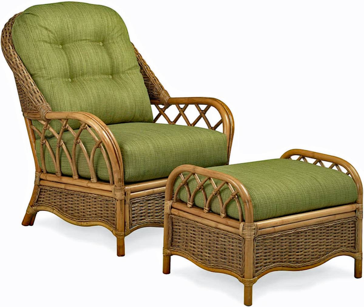 Coastal Rattan Wicker Living Room and Dining Furniture Natural Brown