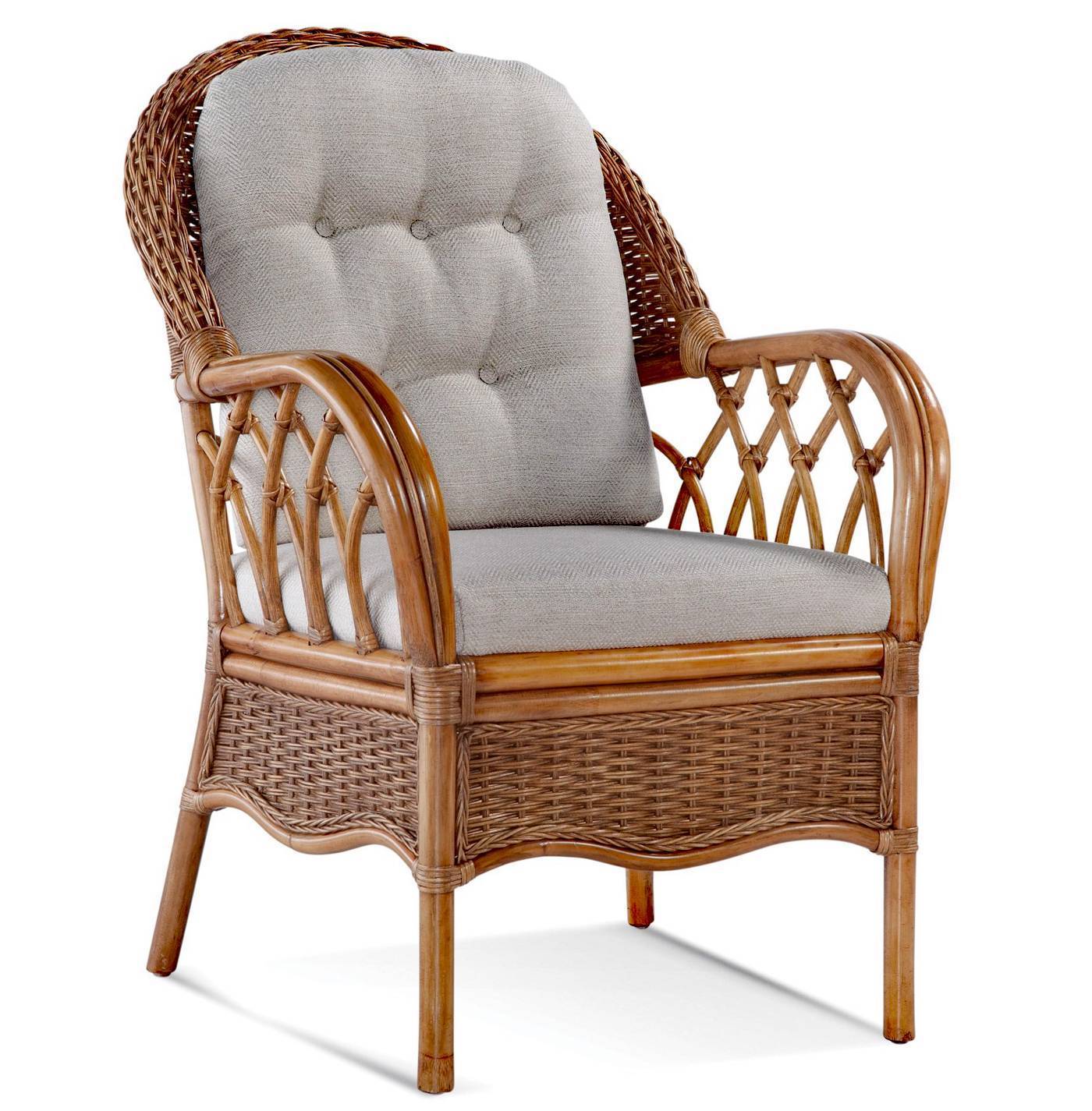 Coastal Rattan Wicker Living Room and Dining Furniture Natural Brown