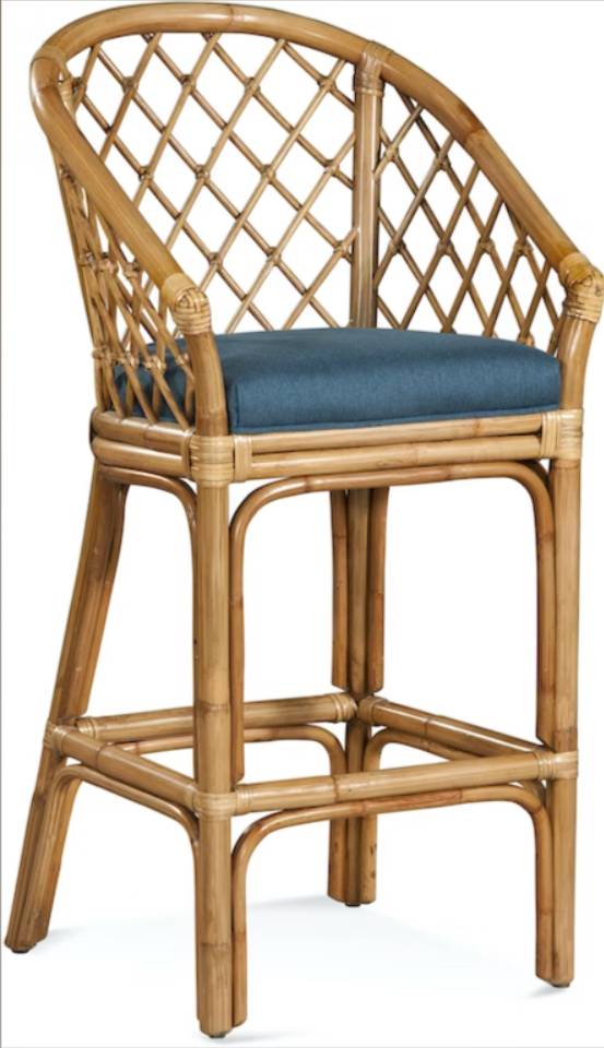 Kent Indoor Rattan Counterstool Natural Wicker Counter Height Bar Chair