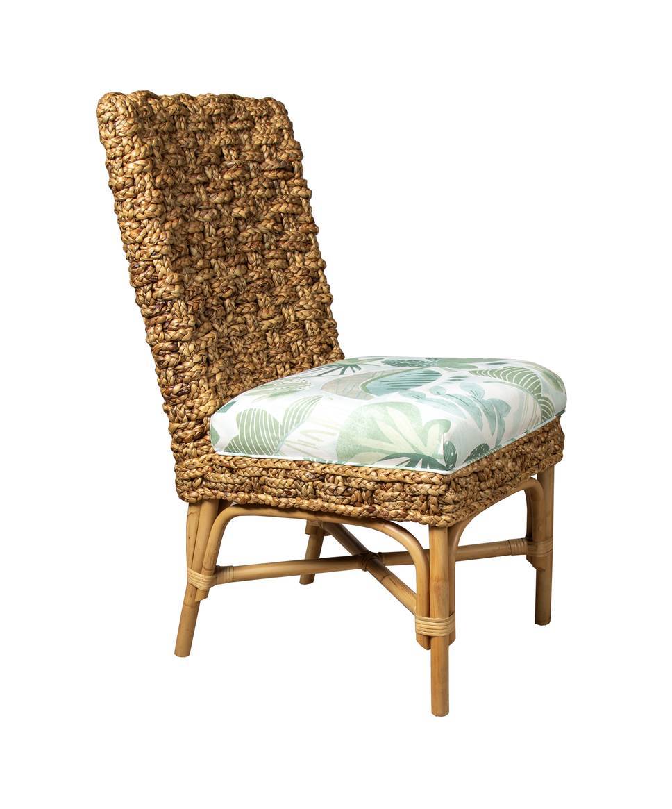 Round Rattan Wicker Dining Table Natural Wood Coastal Style
